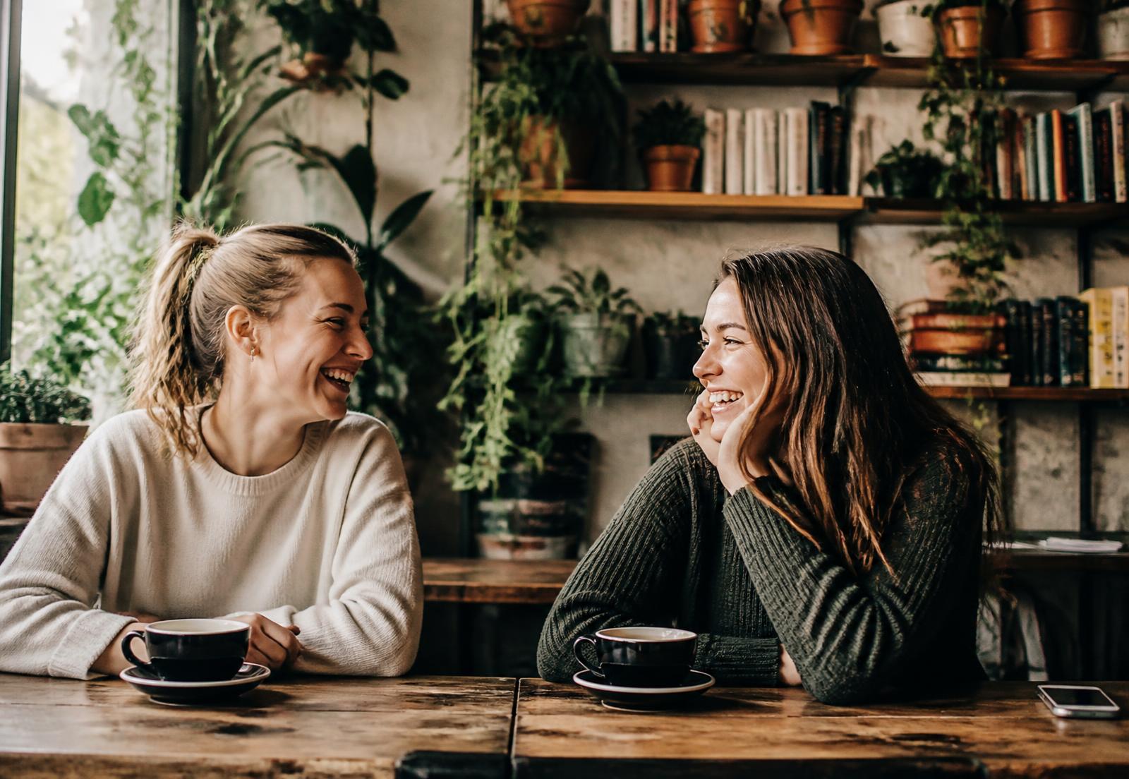 Friends gathered together at Coffeesmiths