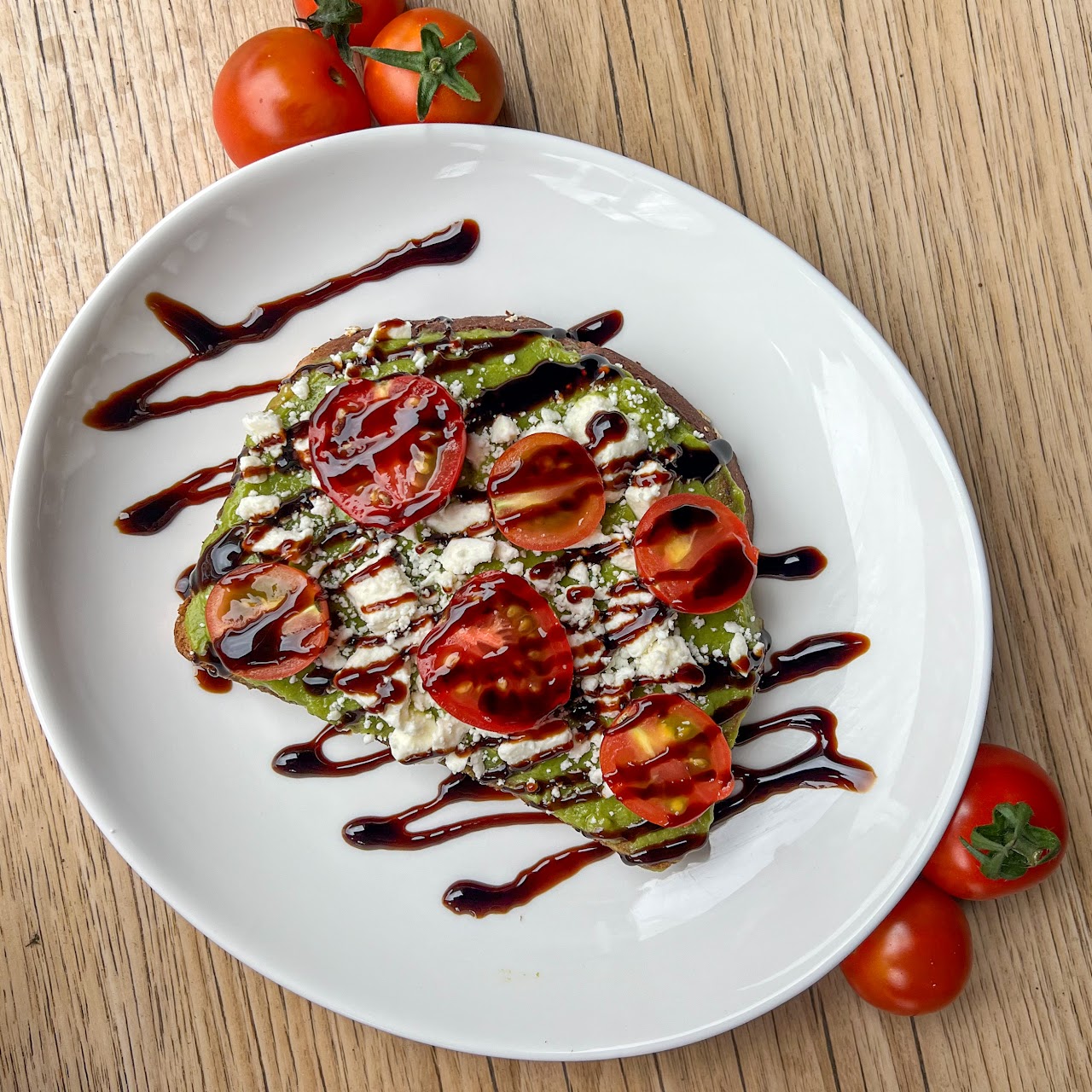 Avocado toast on sourdough at Coffeesmiths