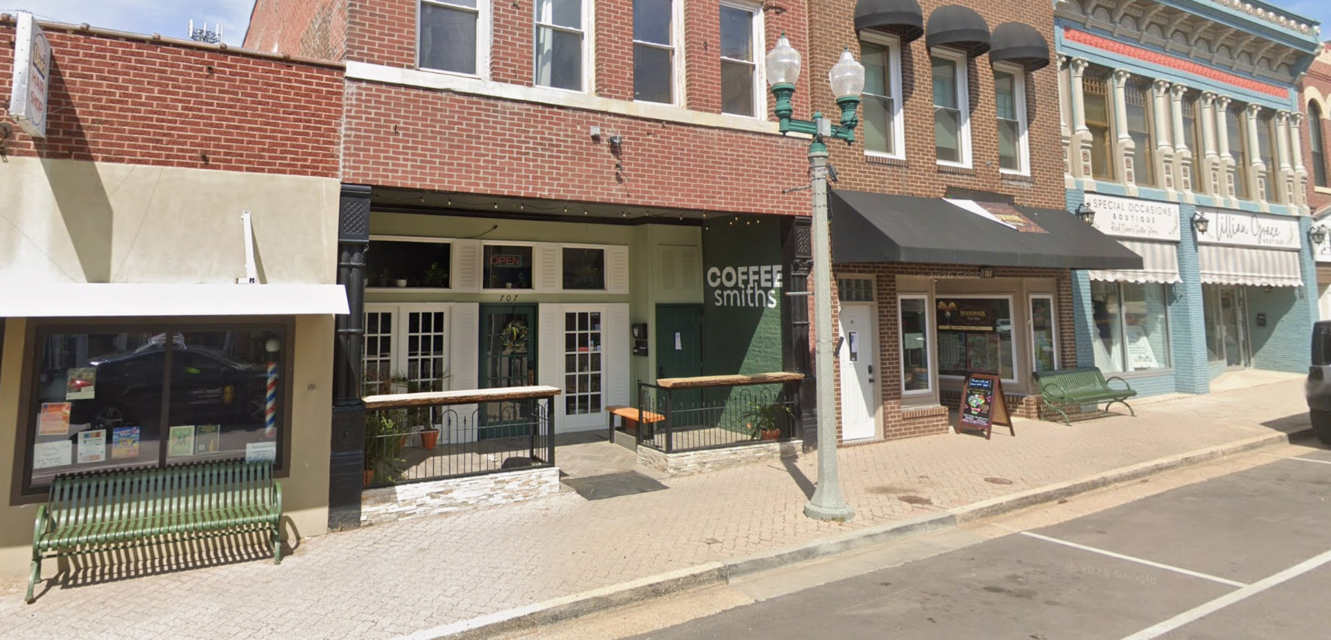The exterior of Coffeesmiths on North Pine Street in Rolla